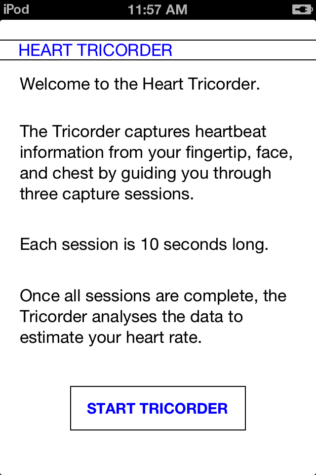 Heart Tricorder
